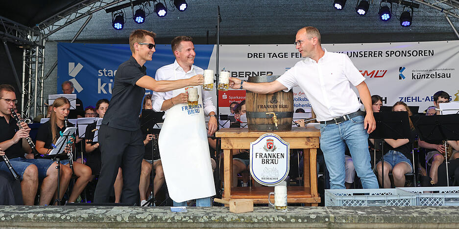 Eröffnung Stadtfest Künzelsau mit Fassanstich
