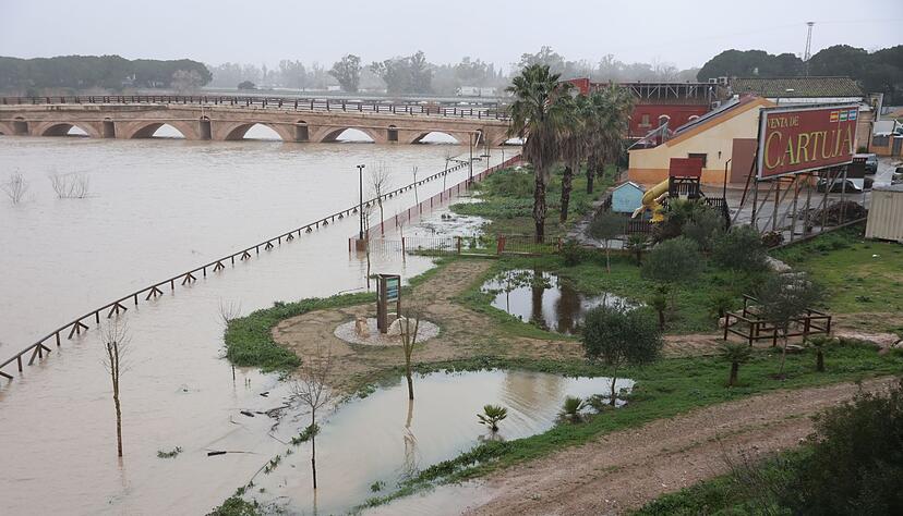 Die s&uuml;dspanische Provinz C&aacute;diz war besonders von Starkregen betroffen.