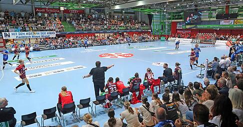 F&uuml;r die Handball-Bundesliga ist eine spezielle Beleuchtung erforderlich. Die alten Lampen sollen im Juni getauscht werden.