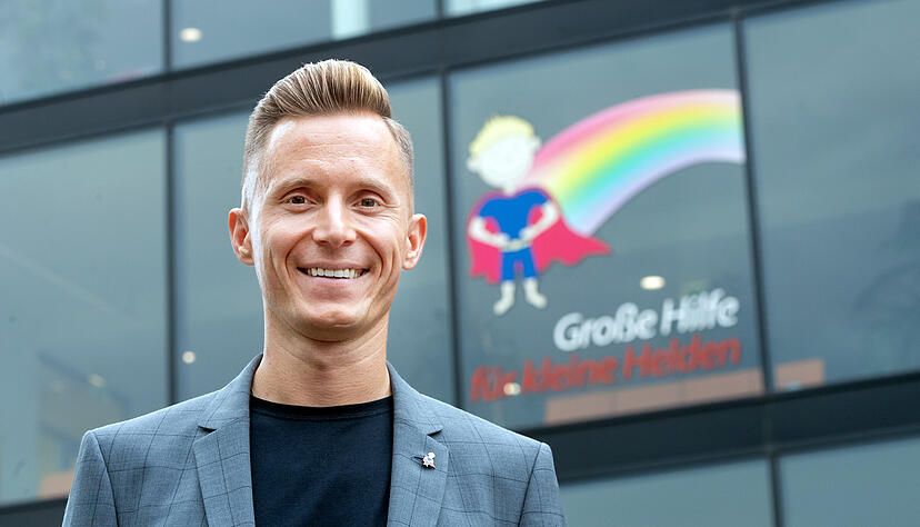 Jonas Banar freut sich auf die neue Herausforderung. Als Ausgleich zum Beruf geht er schwimmen und laufen.