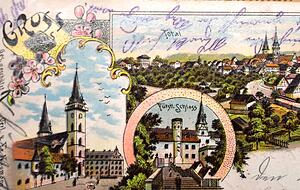 In Zeiten von Schwarz-Weiß-Fotos war man über solch bunte Postkarten froh. In Zeiten von Schwarz-Weiß-Fotos war man über solch bunte Postkarten froh.