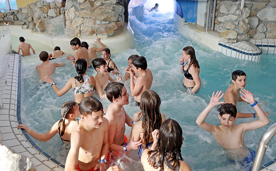 Schülerparty des ASG im Aquatoll Neckarsulm