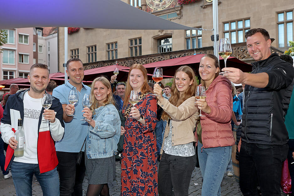 50. Heilbronner Weindorf am Freitagabend