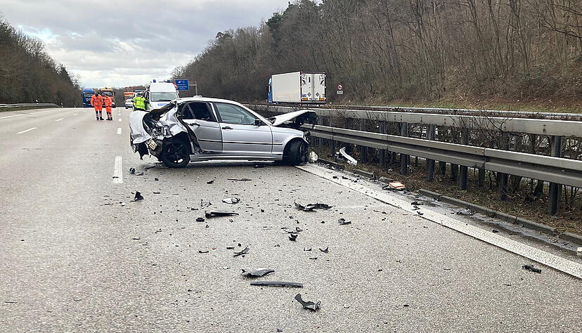Unfall auf der A81 Unfall auf der A81