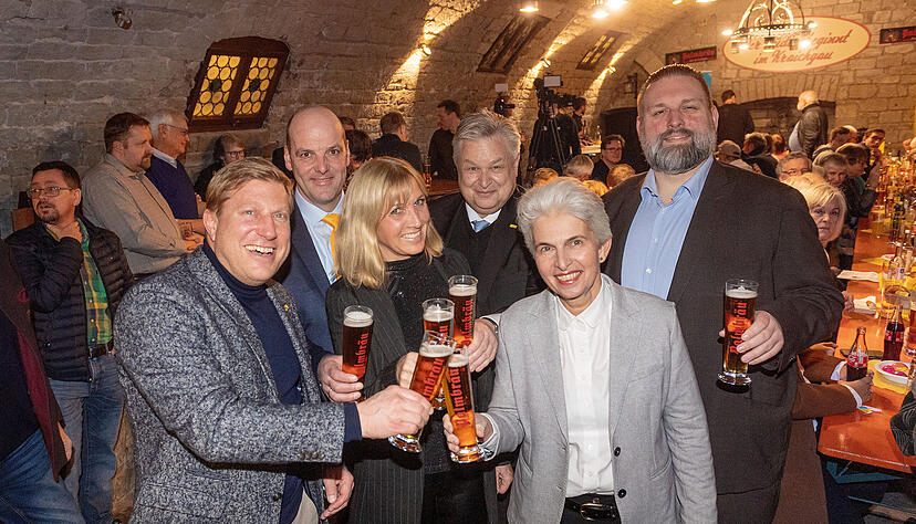 Agnes Strack-Zimmermann beim FDP Dreikönig in Eppingen bei Palmbräu. Agnes Strack-Zimmermann beim FDP Dreikönig in Eppingen bei Palmbräu.
