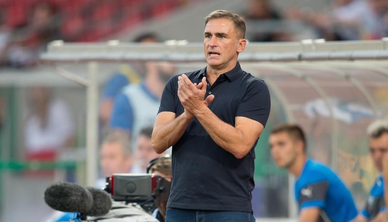 Das Pflichtspieldebüt von Stefan Kuntz als DFB-Trainer der U21 ist glückte. Foto: Swen Pförtner