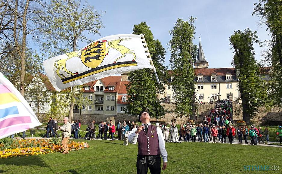 April 2016: Farbenfroher Auftakt in &Ouml;hringen: Die 26. Landesgartenschau &ouml;ffnete ihre Tore.