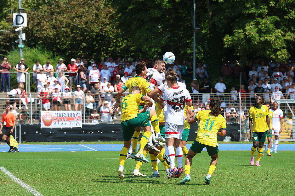 VfB Stuttgart vs. Fortuna Sittard, Frankenstadion Heilbronn.