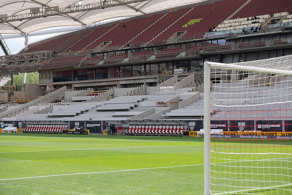 Bei der Europameisterschaft 2024 ist das Stadion des VfB Stuttgart ein Spielort. Bis dahin sollen auch die Baumaßnahmen abgeschlossen sein.