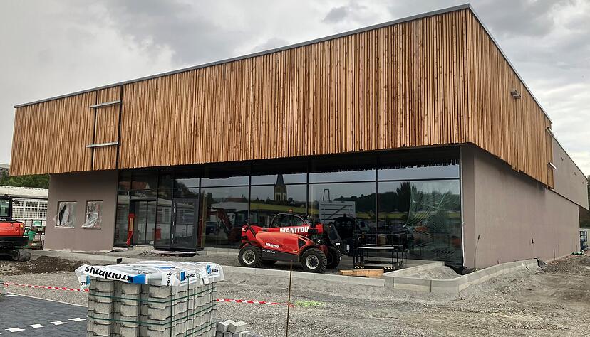 Der neue Penny in Möckmühl steht schon und soll im Herbst eröffnen Der neue Penny in Möckmühl steht schon und soll im Herbst eröffnen