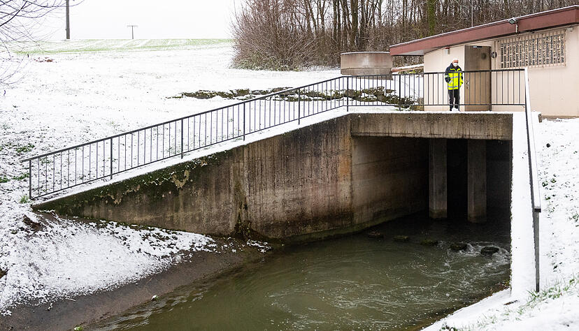 Breitenauer See wird abgelassen
