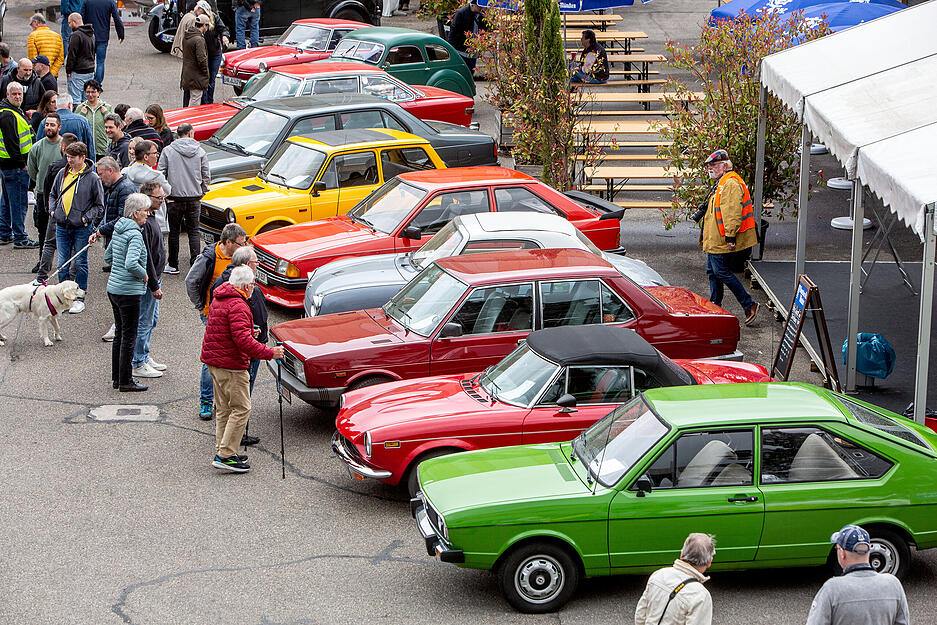 Gro&szlig;es Young- und Oldtimertreffen auf dem Gel&auml;nde der Genossenschaftskellerei Heilbronn
