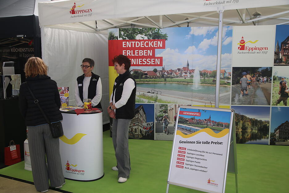 Auch Kommunen wie die Stadt Eppingen pr&auml;sentieren sich auf der Regioschau Kraichgau.