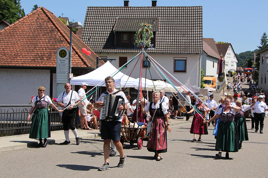 Die Volkstanzgruppe feiert in diesem Jahr ihr 40-jähriges Bestehen und ist nicht nur beim Festumzug, sondern auch beim Jubiläumsabend in Bieringen mit von der Partie.