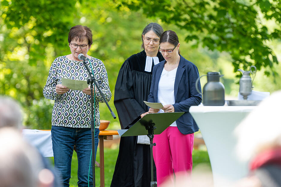 Christi Himmelfahrt "Kirche im Gr&uuml;nen" Taufgottesdienst am Breitenauer See