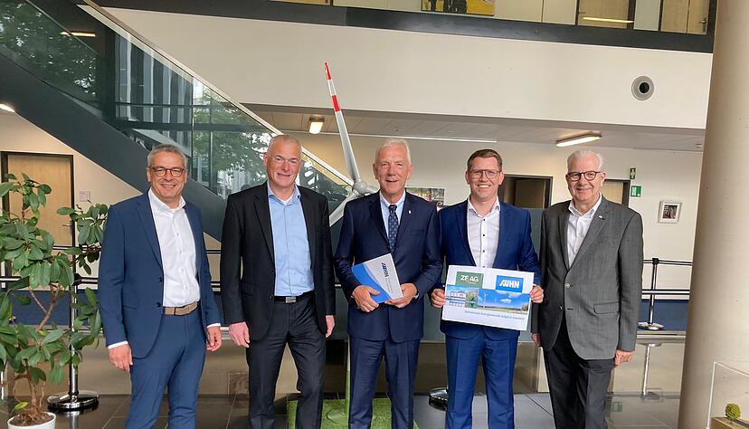 Stellen die neue Gesellschaft vor (von links): Alexander B&uuml;rkle, Franc Sch&uuml;tz, Harry Mergel, Erik Mai und Martin Diepgen.