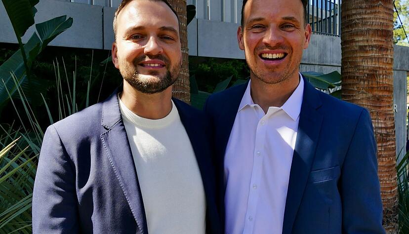 Traditioneller Empfang für deutsche Oscar-Anwärter. Unter den nominierten Gästen sind die Spezialeffekte-Künstler Michael Ralla (46) aus Achern im Schwarzwald (rechts) und Guido Wolter (44) aus Dessau, die für ihre Arbeit an dem Blockbuster "Sinners" in der Sparte "Visual Effects" nominiert sind. Traditioneller Empfang für deutsche Oscar-Anwärter. Unter den nominierten Gästen sind die Spezialeffekte-Künstler Michael Ralla (46) aus Achern im Schwarzwald (rechts) und Guido Wolter (44) aus Dessau, die für ihre Arbeit an dem Blockbuster "Sinners" in der Sparte "Visual Effects" nominiert sind.