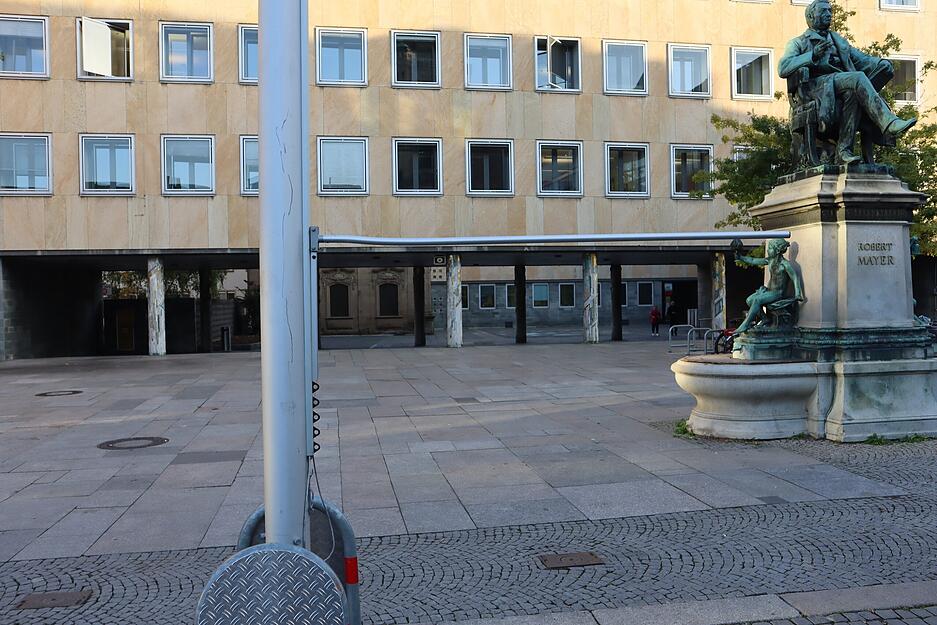 Israel-Flagge vor dem Heilbronner Rathaus entfernt
