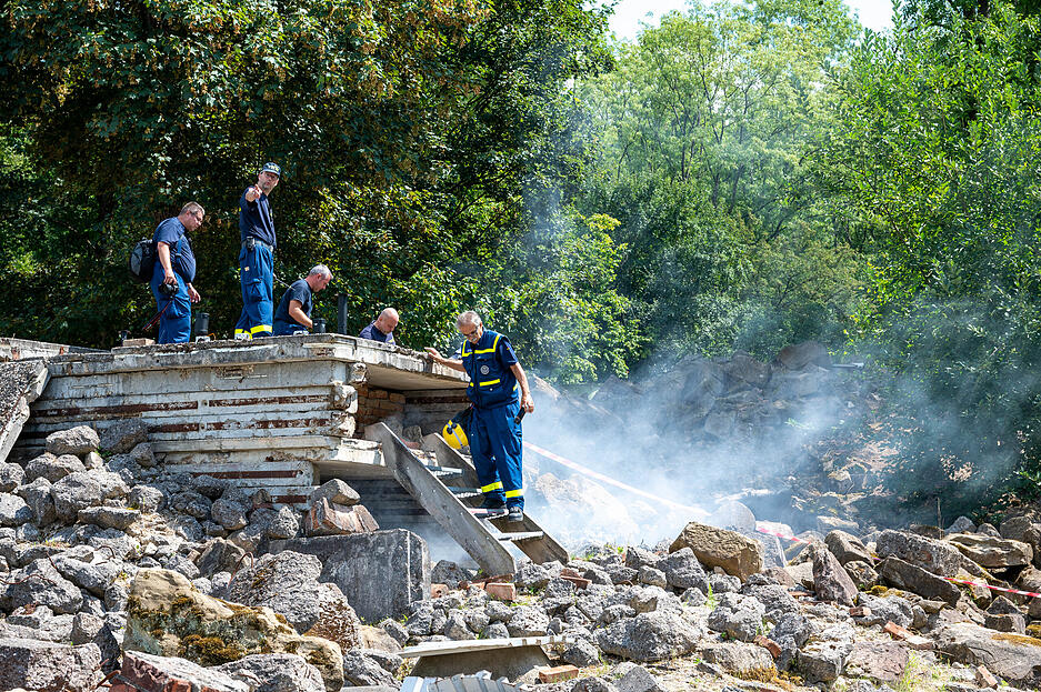 Rettungshundestaffel Unterland Übung