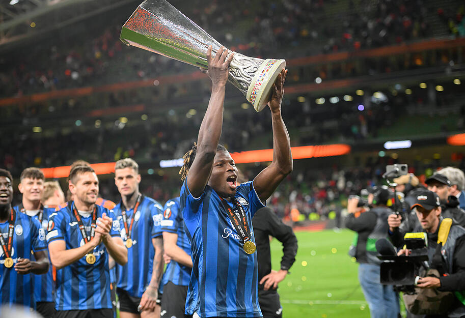 Der größte Erfolg des neuen VfB-Spielers: Der Gewinn der Europa League mit Atalanta Bergamo in der Saison 2023/24.