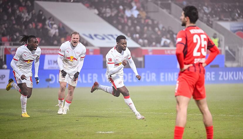 Leipzig jubelt, Heidenheim bleibt nur der Frust.