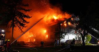 Der Schaden durch das Feuer ist enorm.