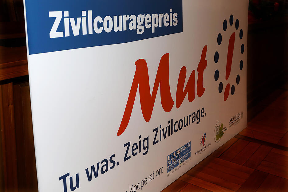 Verleihung Zivilcourage Preis
