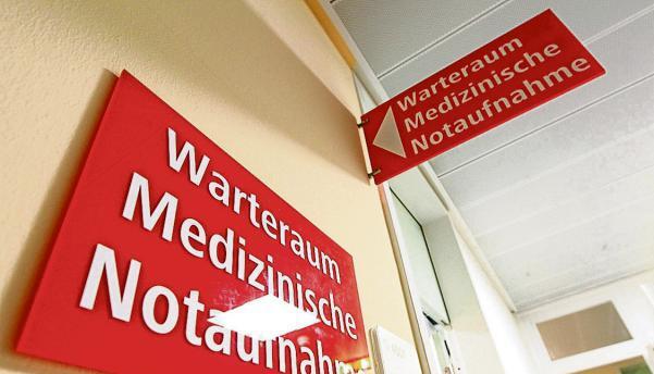 Notaufnahme im Klinikum am Plattenwald.