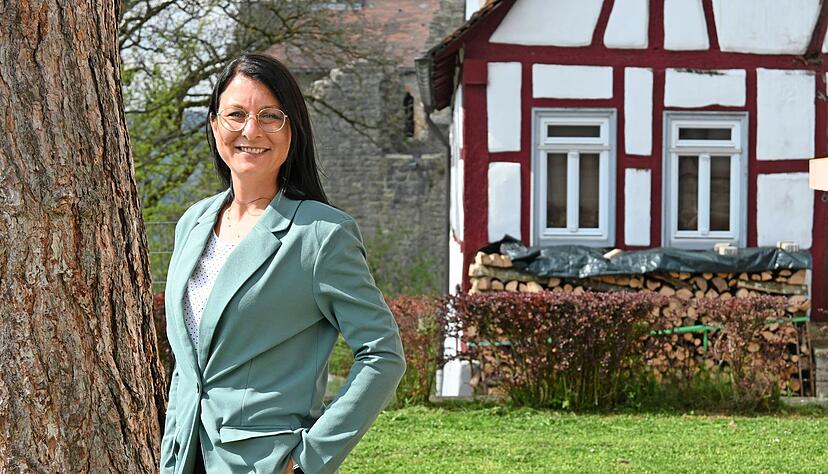 Seit September 2020 arbeitet Kristin Walter in der Krautheimer Verwaltung als Kassenverwalterin. Nun kandidiert die 42-Jährige fürs Bürgermeisteramt der Stadt. Die Digitalisierung des Rathauses ist einer ihrer Schwerpunkte