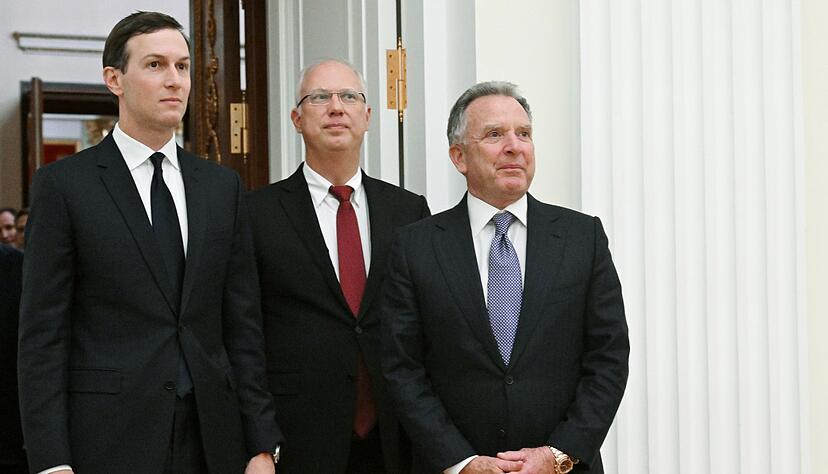 Witkoff und Kushner sprechen sowohl mit der russischen als auch mit der ukrainischen Seite. (Archivbild) Witkoff und Kushner sprechen sowohl mit der russischen als auch mit der ukrainischen Seite. (Archivbild)