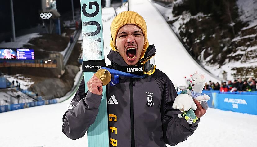 Nicht zu emotional zu Gold, aber emotional mit Gold: Olympiasieger Philipp Raimund.