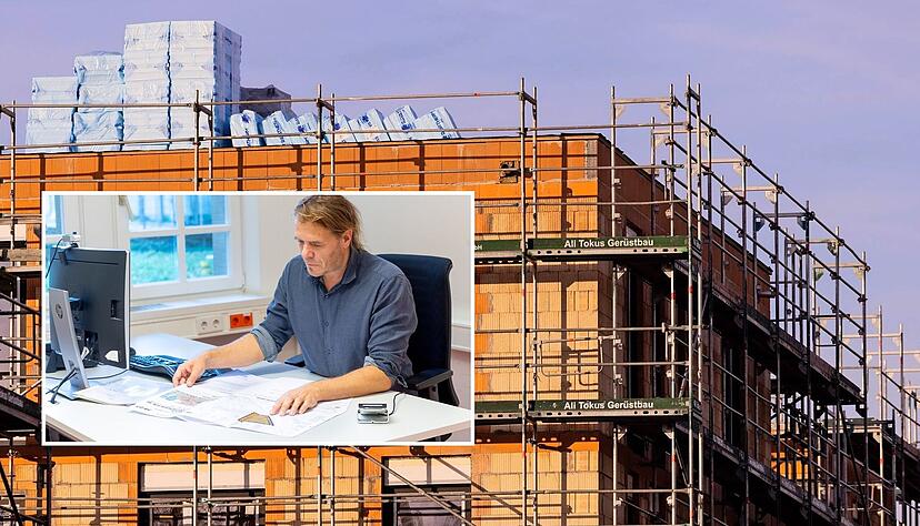 Diplomingenieur Dirk Mireisz vom Planungs- und Baurechtsamt der Stadt Heilbronn (kleines Foto) ist ein Experte in Sachen Baugenehmigungen. Diplomingenieur Dirk Mireisz vom Planungs- und Baurechtsamt der Stadt Heilbronn (kleines Foto) ist ein Experte in Sachen Baugenehmigungen.