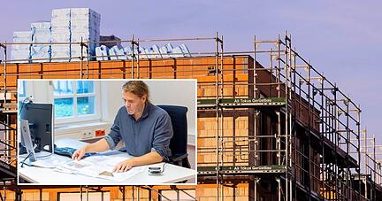 Diplomingenieur Dirk Mireisz vom Planungs- und Baurechtsamt der Stadt Heilbronn (kleines Foto) ist ein Experte in Sachen Baugenehmigungen.