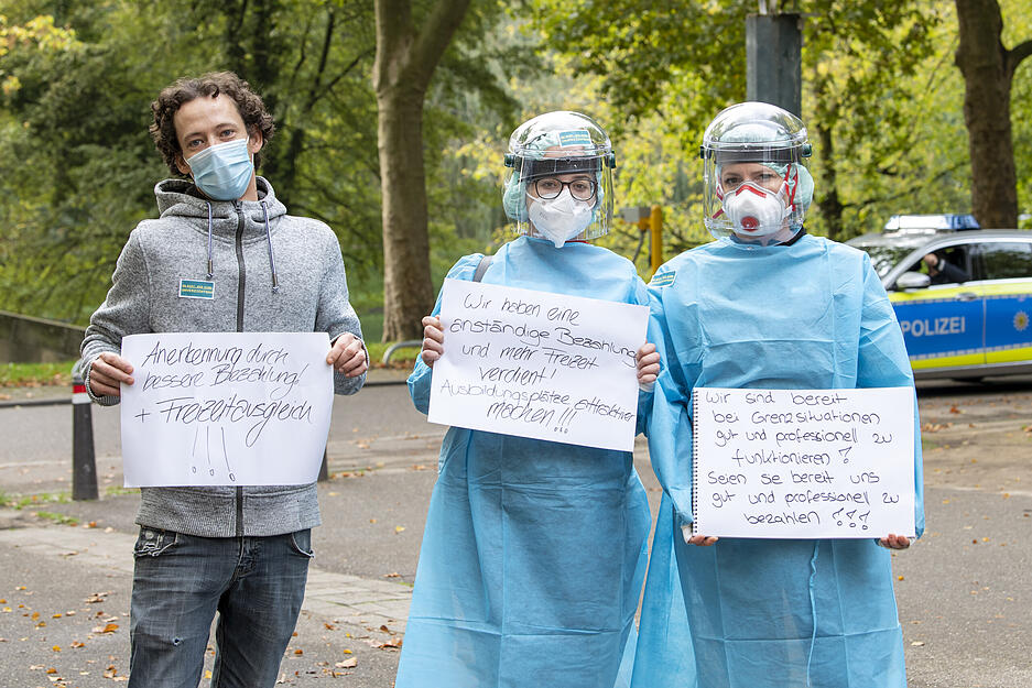 Verdi-Warnstreik in Heilbronn