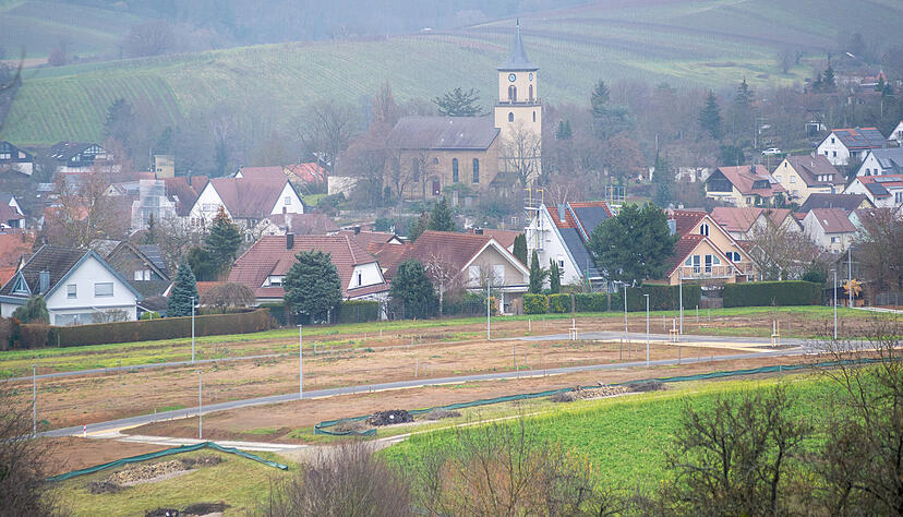 Die ersten Bauplätze im Neubaugebiet "Leimengrubenäcker II" sind verkauft. Bald können sich gewerbliche Interessenten auch für die Flächen für den Geschosswohnungsbau bewerben.