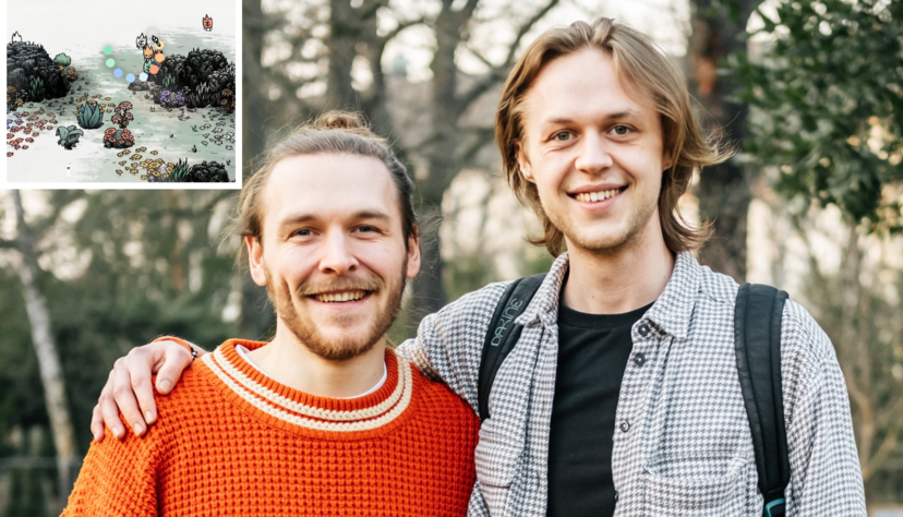 Sven Mehlhorn (links) und Arne J&uuml;rgens kombinieren ihre St&auml;rken um "Garden Ink" zu realisieren.