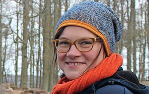 Tierpflegerin Stefanie Keim ist fasziniert von den Raubtieren. Foto: Bigna Fink