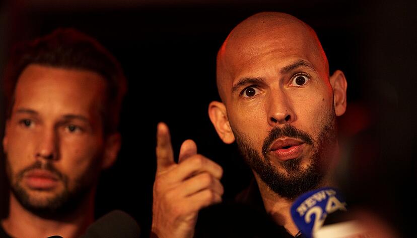 Die Tate Brothers: links Tristan, rechts Andrew.