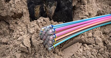 Die Breitbandversorgung Deutschland baut in zehn Städten und Gemeinden im nördlichen Landkreis ein flächendeckendes Glasfasernetz auf. Im übrigen Landkreis ist die Deutsche Giganetz am Werk.
Foto: dpa