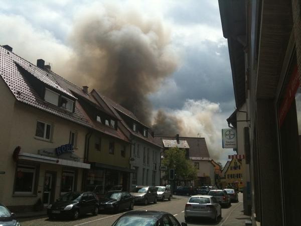 Als noch kaum Einsatzkr&auml;fte da waren...