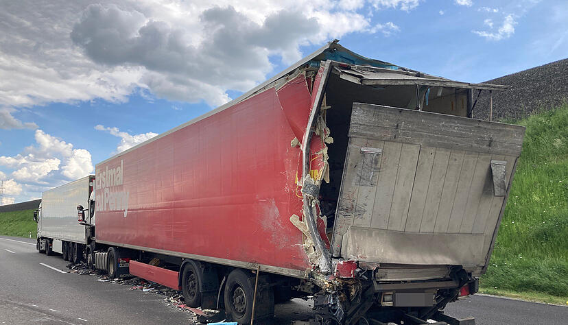 A6-Unfall bei Kirchhausen