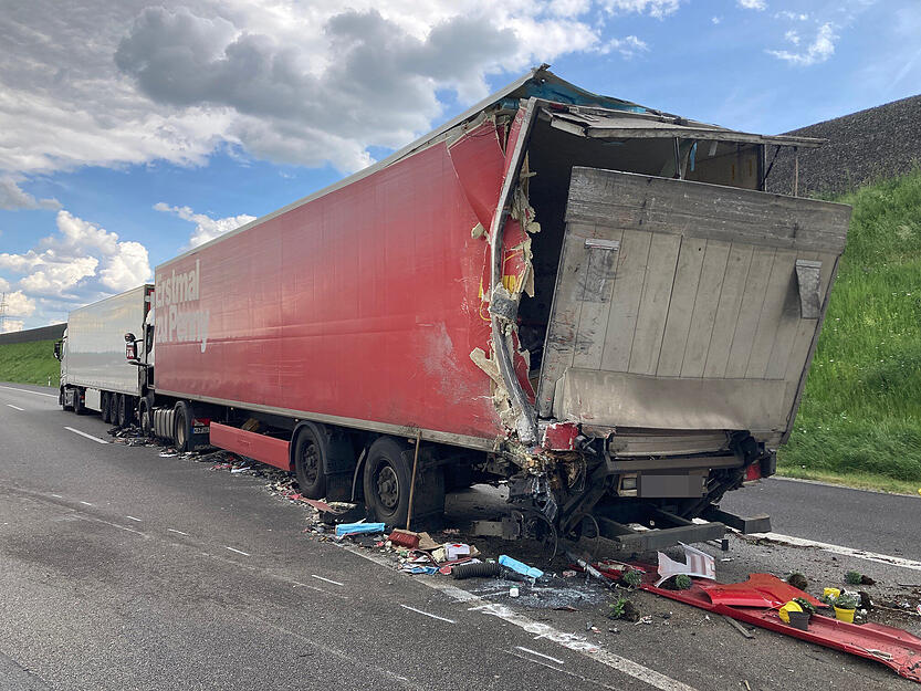 A6-Unfall bei Kirchhausen