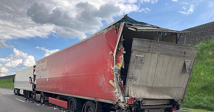 A6-Unfall bei Kirchhausen