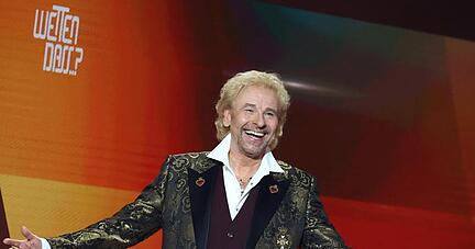 Thomas Gottschalk in der Jubiläumsshow «Wetten, dass..?» im November 2021.