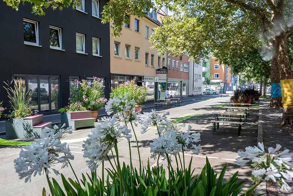 Aktion #SommerZone vor Ort in der Turmstraße