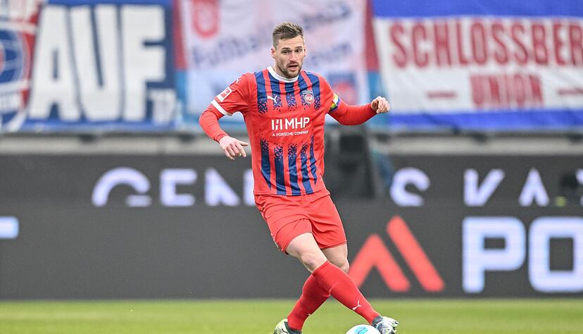 Kapit&auml;n Patrick Mainka will mit dem 1. FC Heidenheim das Achtelfinale in der Conference League erreichen.