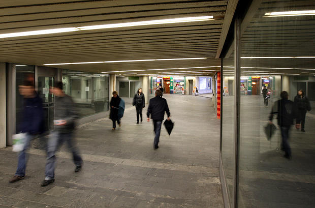 02.03.09: Noch wird die Unterführung genutzt. 02.03.09: Noch wird die Unterführung genutzt.