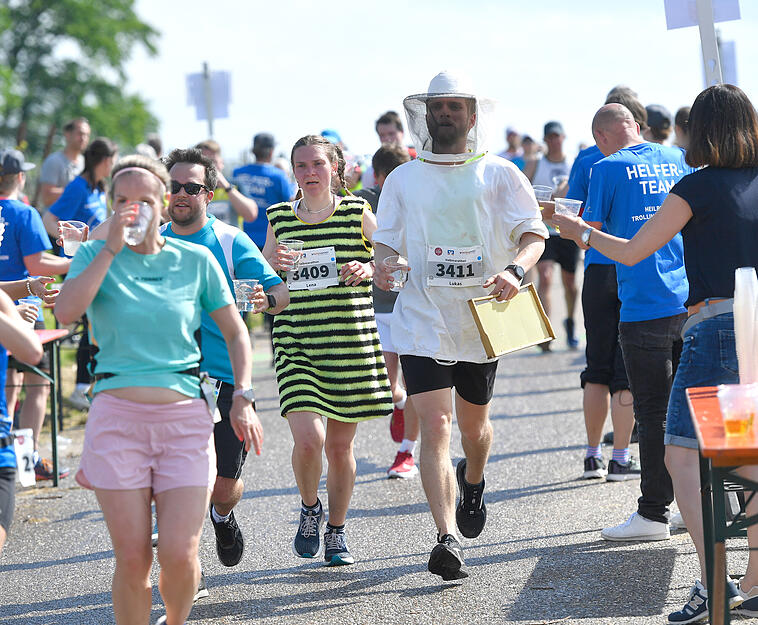 21. Trollinger Marathon - Auf der Strecke
