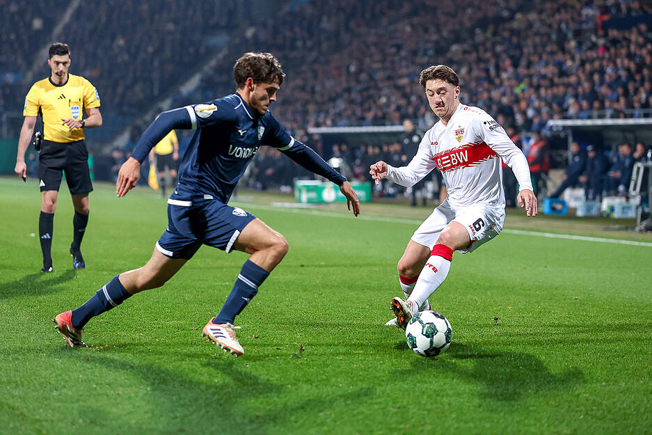 Angelo Stiller: Er verwaltete das VfB-Spiel im wahrsten Sinne. Stiller war Anspielstation im Aufbau, hatte allerdings keine Ideen, die Bochumer Abwehr zu knacken. Note: 3,5 Angelo Stiller: Er verwaltete das VfB-Spiel im wahrsten Sinne. Stiller war Anspielstation im Aufbau, hatte allerdings keine Ideen, die Bochumer Abwehr zu knacken. Note: 3,5