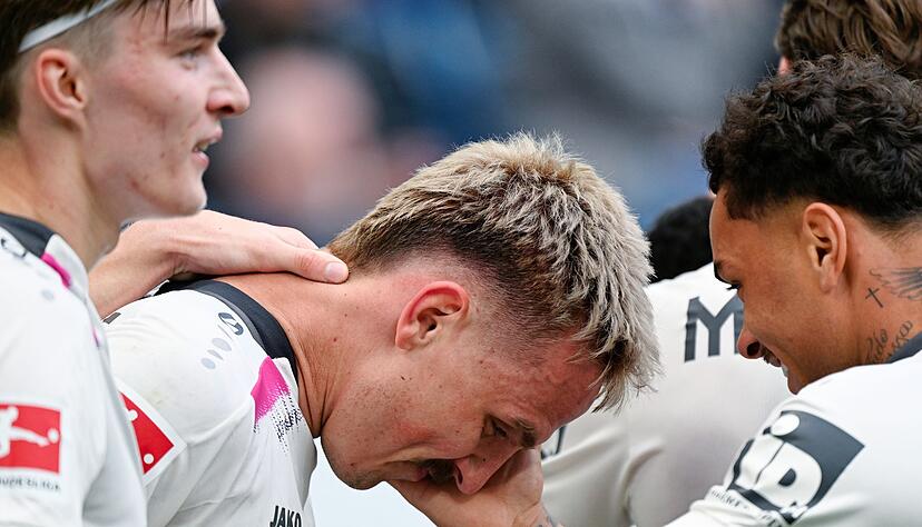 Ger&uuml;hrt nach zwei Toren: Phillip Tietz von Mainz 05.